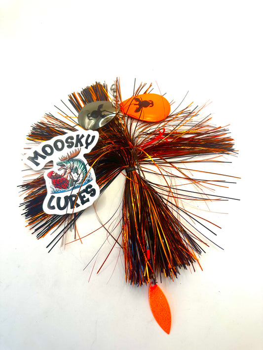 7/8 staggered black and orange with tail spin