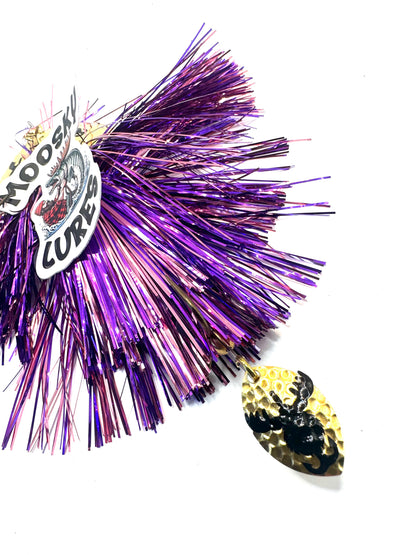 Double 8 Purple Shade and Gold with Tail Spin