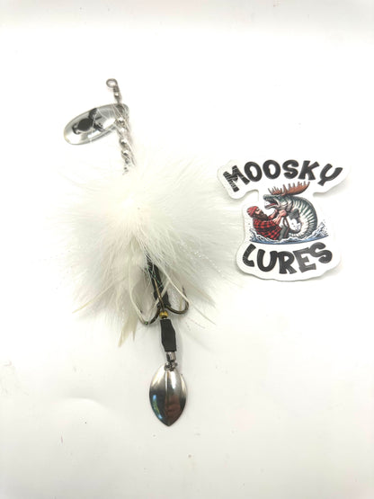 White Single Blade Tail Spin