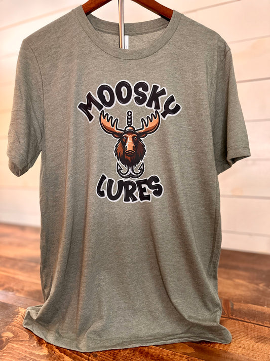 Military Green Short Sleeve T (Moosky Hook)